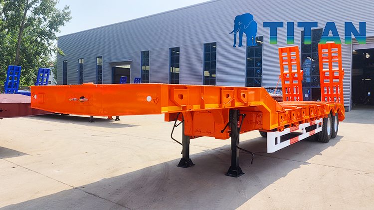 Titan 2 Axle Lowbed Trailer for Sale Price in Tanzania