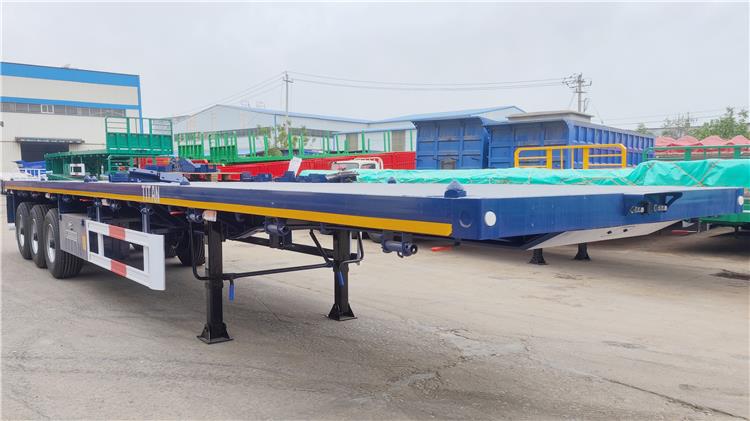 40ft Flatbed Trailer with Single Tire for Sale In Guyana