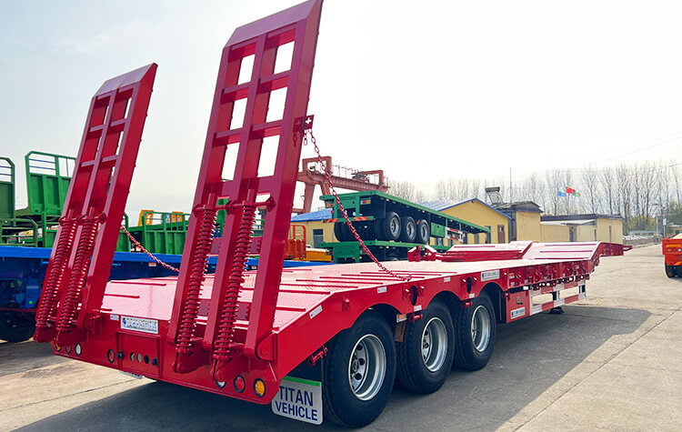 Titan 3 Axle Lowbed Semi Trailer for Sale in Tanzania