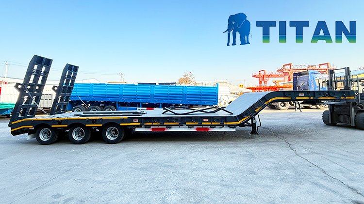 Titan 3 Axle Step Deck Trailer for Sale in Dar es Salaam Tanzania