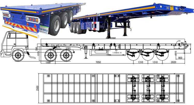 Tri Axle Trailer for Sale In Guyana