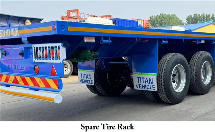 2 Axle 40ft Flat Deck Trailer for Sale In Guyana