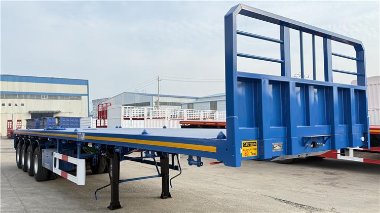 4 Axle Flatbed Semi Trailer for Sale In Guyana