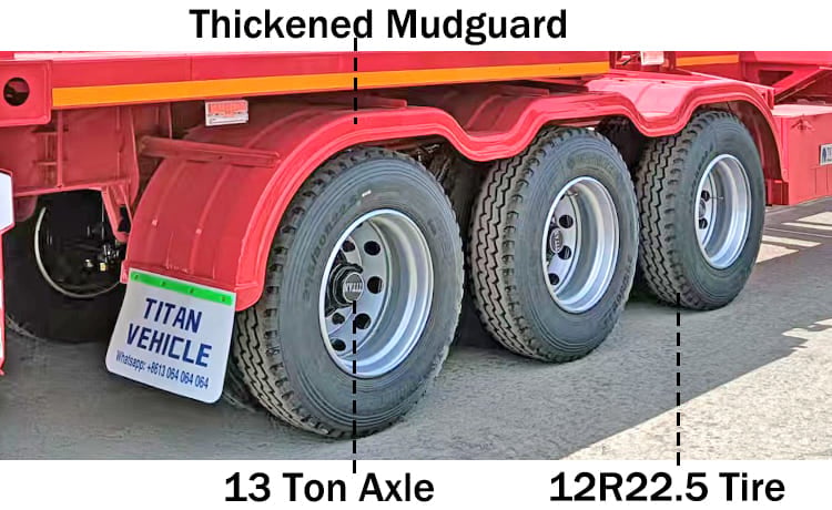 40 Ft Tri Axle Container Skeletal Trailer for Sale in Jamaica