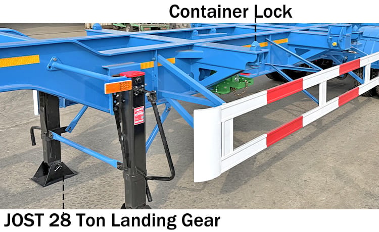 40 Ft Gooseneck Container Trailers Price for Sale in Jamaica