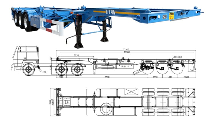40 Ft Gooseneck Container Trailers Price for Sale in Jamaica