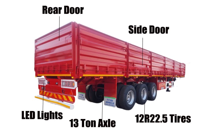 60 Ton Drop Side Trailer for Sale in Zimbabwe