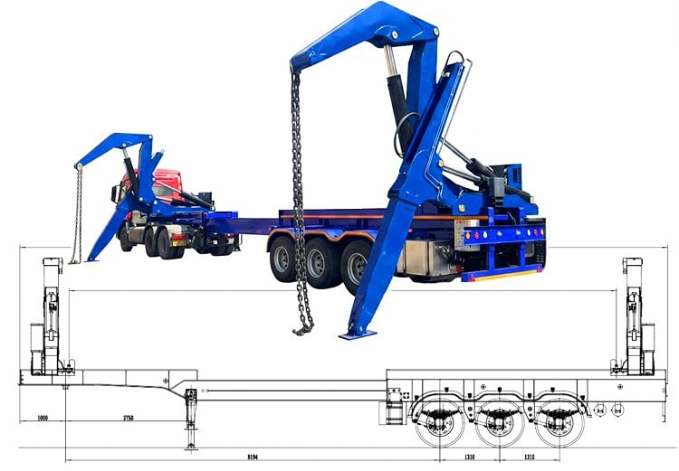 Extendable Sideloader Trailer for Sale in Guyana