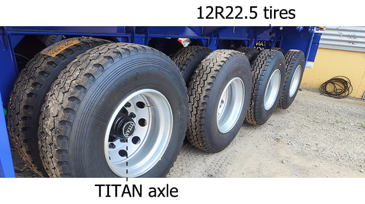 TITAN 4 Axle Fence Semi Trailer for Sale in Senegal