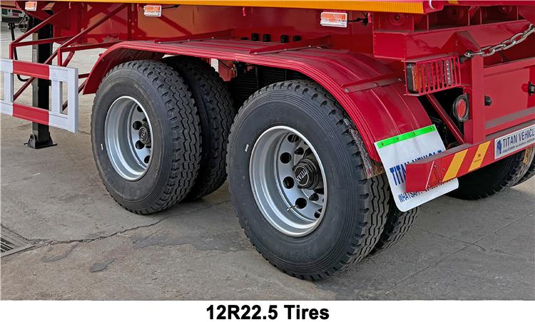 2 Axle Tipper Trailer with Bogie Suspension for Sale In Mali