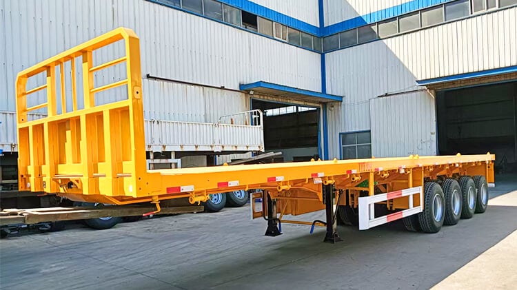 Titan 4 Axle Flatbed Trailer for Sale in Côte d'Ivoire
