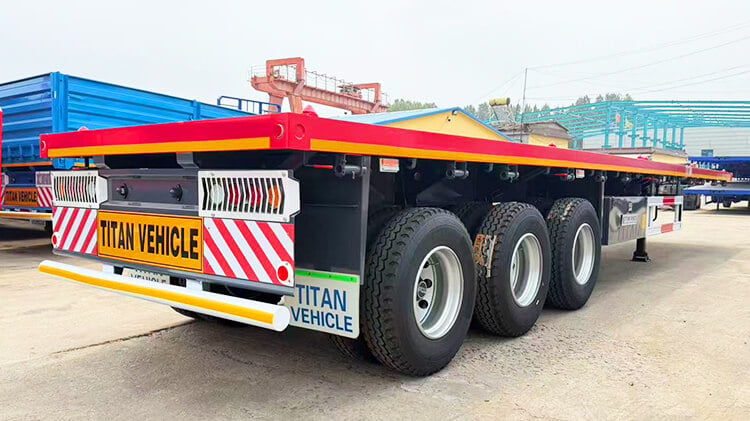 Titan 40 Ft Flatbed Trailer for Sale in Côte d'Ivoire
