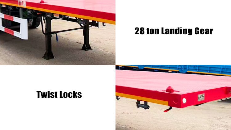 Titan 40 Ft Flatbed Trailer for Sale in Côte d'Ivoire
