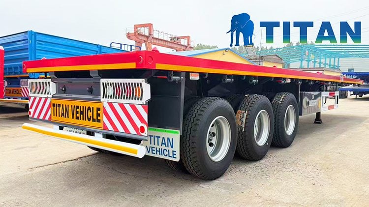 Titan 40 Ft Flatbed Trailer for Sale in Côte d'Ivoire