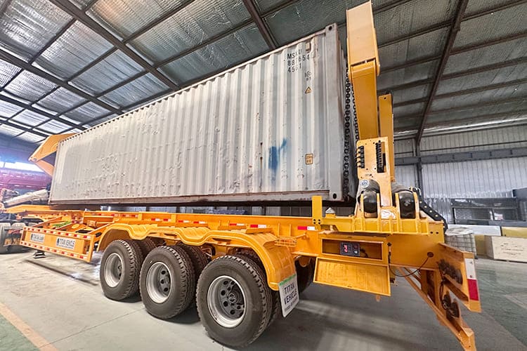 TITAN 37 Tons Sidelifter Container Trailer for Sale in Papua New Guinea