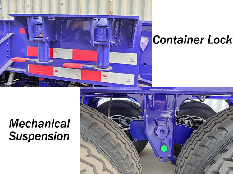 3 Axle 40Ft Container Side Lifter Trailer for Sale in Guyana