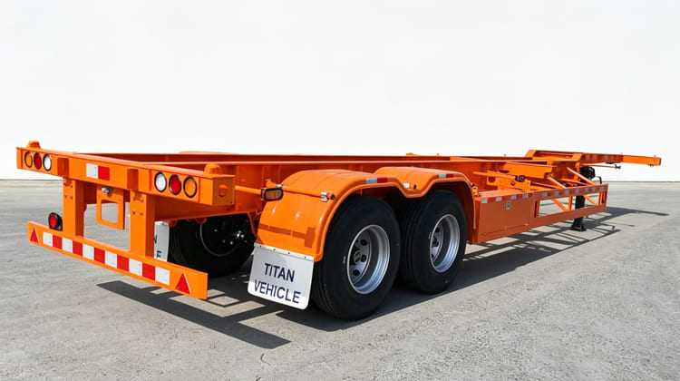 2 Axle 40Ft Gooseneck Skeletal Trailer for Sale in Jamaica