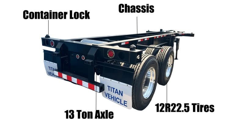 20 Ft Shipping Container Trailer for Sale in Jamaica   