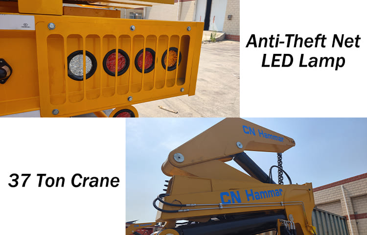 CN Hammar 40 Foot Container Side Loader Trailer For Sale in Guyana