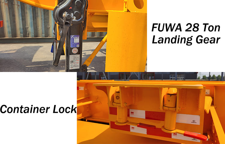 CN Hammar 40 Foot Container Side Loader Trailer For Sale in Guyana