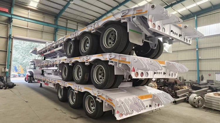2026 New Design Lightweight Low Bed Trailer in Tanzania