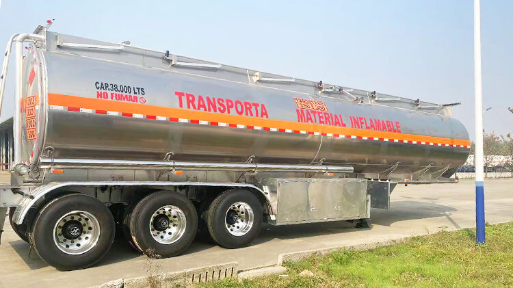3 Axle Aluminum Tanker for Sale in Dar es Salaam Tanzania