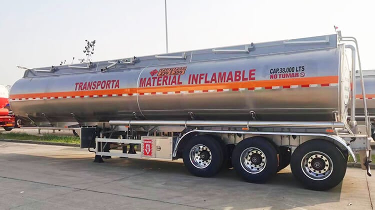 3 Axle Aluminum Tanker for Sale in Dar es Salaam Tanzania