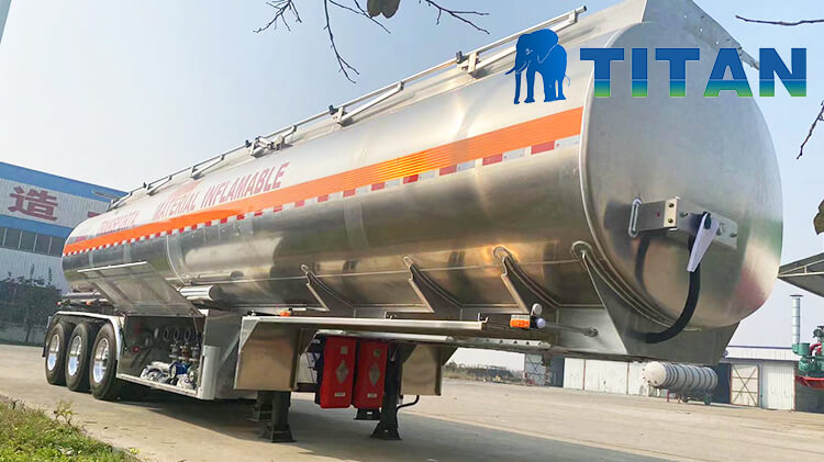 3 Axle Aluminum Tanker for Sale in Dar es Salaam Tanzania