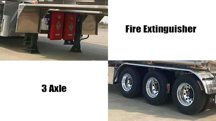 3 Axle Aluminum Tanker for Sale in Dar es Salaam Tanzania