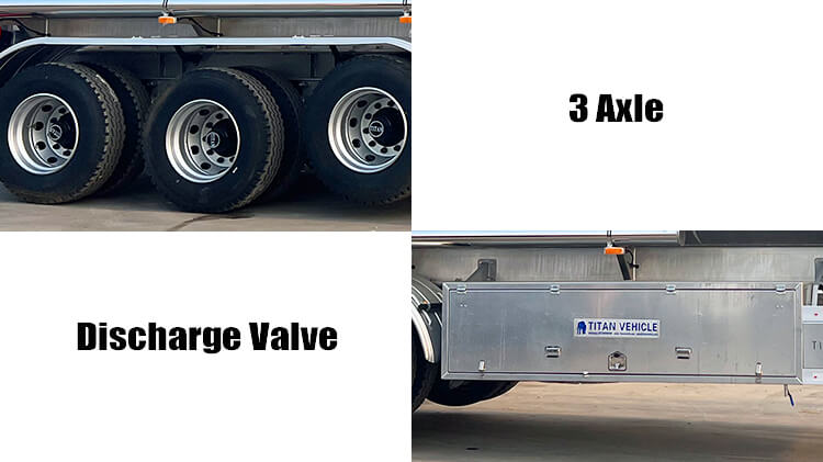 45000 Liters Aluminum Fuel Tanker Trailer for Sale in Tanzania