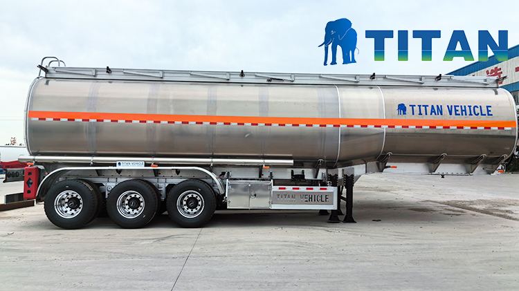 Titan 3 Axle Aluminum Tanker Trailer for Sale in Tanzania
