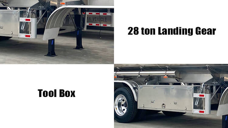 Titan 5 Compartments Aluminum Tanker Trailer for Sale in Tanzania
