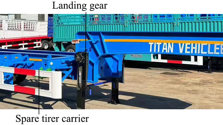 TITAN 2 Axle 20Ft Container Chassis Trailer for Sale in Jamaica