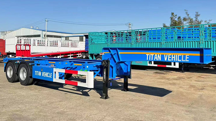 TITAN 2 Axle 20Ft Container Chassis Trailer for Sale in Jamaica