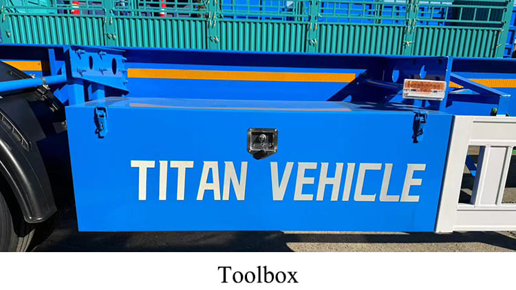 TITAN 2 Axle 20Ft Container Chassis Trailer for Sale in Jamaica