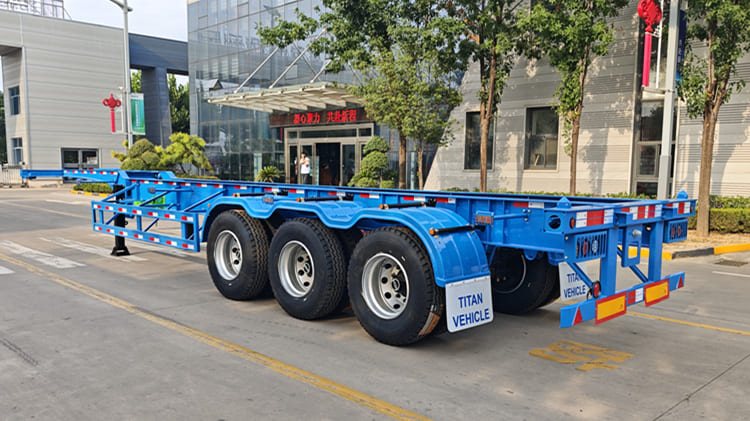 TITAN Tri Axle 40FT Skeletal Trailer for Sale in Costa Rica