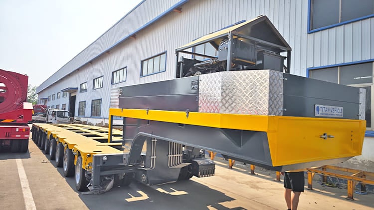 10 Axle 120T Goldhofer Trailer Price for Sale in Saudi Arabia