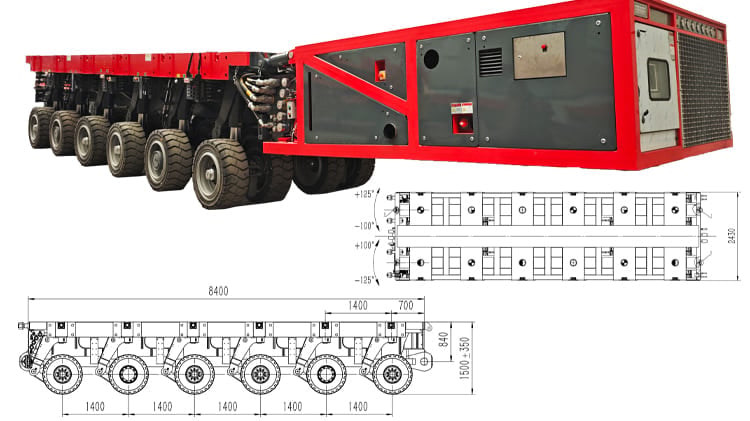 Self Propelled Modular Trailer | 6 Line SPMT for Sale in Saudi Arabia
