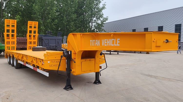 TITAN Tri Axle 40 Feet Low Bed Trailer for Sale in Nigeria