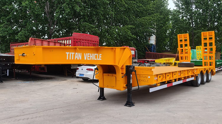 TITAN Tri Axle 40 Feet Low Bed Trailer for Sale in Nigeria