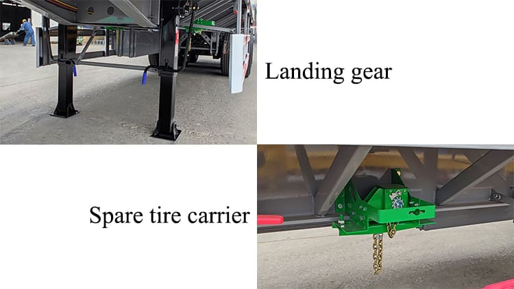 TITAN Heavy Duty Tri Axle Flatbed Trailer for Sale in Ghana