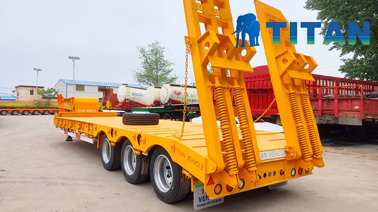 Titan 3 Axle Low Bed Semi Trailer for Sale in Angola