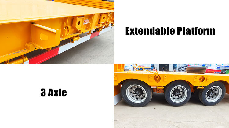 Titan 3 Axle Low Bed Semi Trailer for Sale in Angola