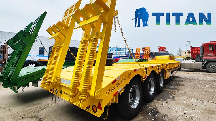 Titan 3 Axle Low Bed Trailer for Sale in Angola