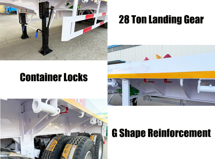 40 Foot Flat Bed Trailer Price for Sale Near Me in Sierra Leone