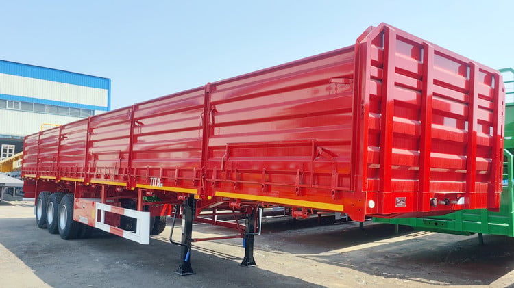 Grain Transport Tri Axle Dropside Trailer for Sale in Zambia