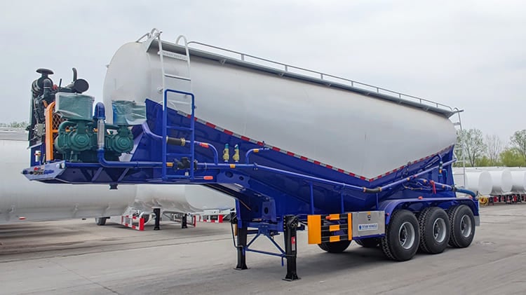 TITAN 3 Axle 35 CBM Dry Bulk Cement Tanker for Sale in Zambia