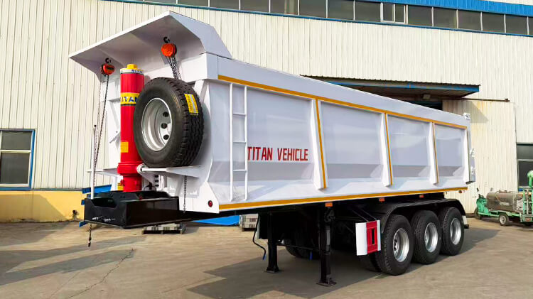 Titan 3 Axle Tipper Semi Trailer for Sale in Chad