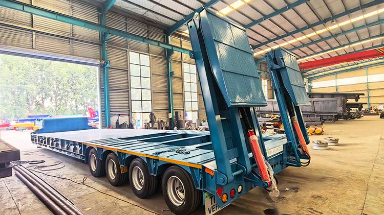 Titan 4 Line 8 Axle Low Bed Trailer for Sale Price in Cameroon