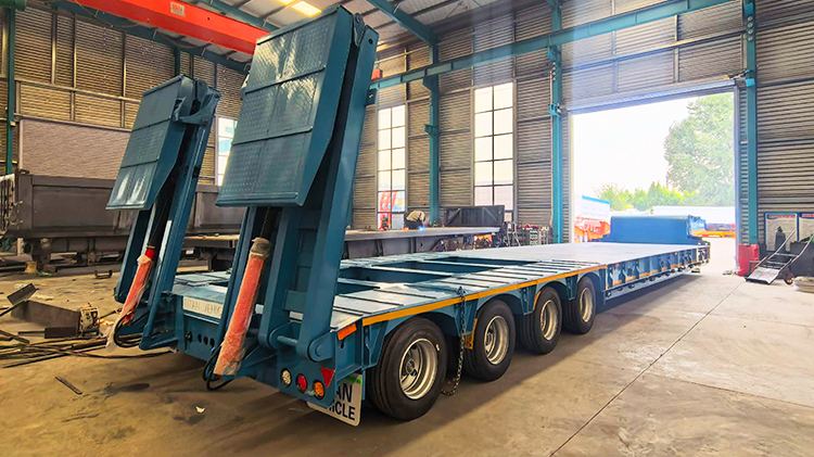 Titan 4 Line 8 Axle Low Bed Trailer for Sale Price in Cameroon